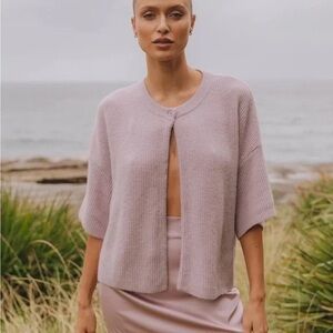 Daily Drills Single Button Cardigan